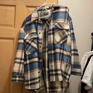Zara Multi color Flannel (like new)